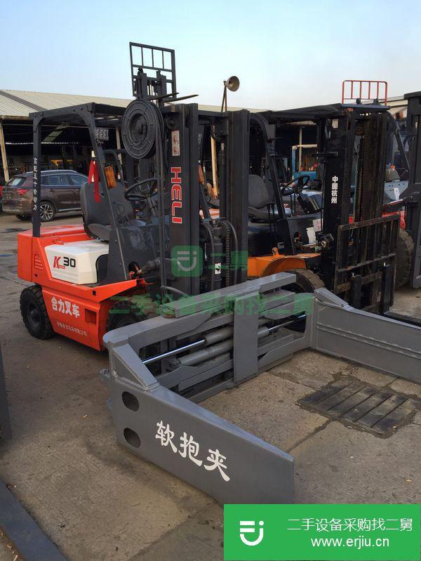轉讓3噸合力夾包叉車,紙卷叉車二手新款叉車,夾包叉車價格優惠