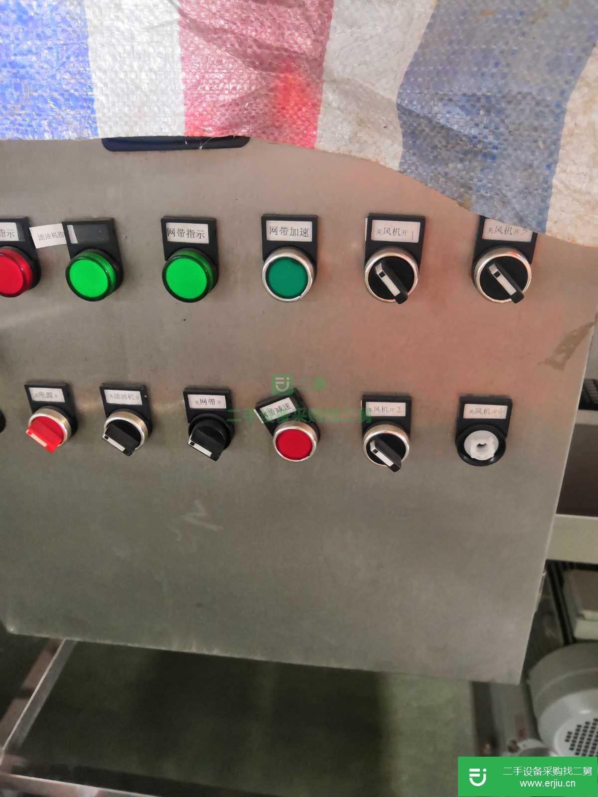 轉讓七米油炸線帶上料帶濾油帶冷卻和配電柜