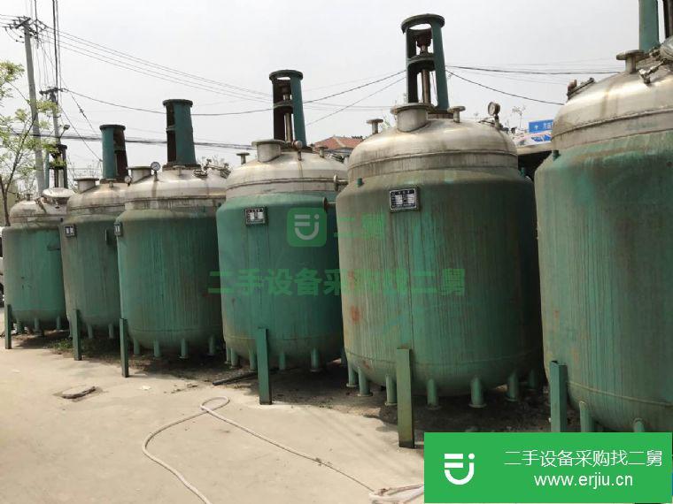 轉讓:出售二手5噸不銹鋼反應釜