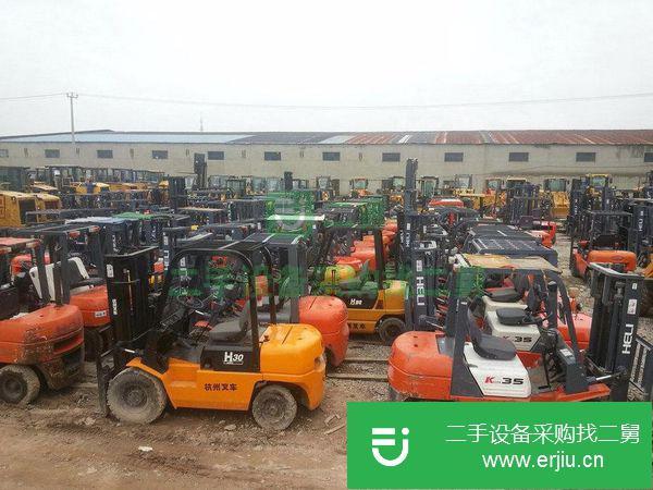 轉讓二手杭州2噸 3噸 4噸 5噸叉車 電瓶 柴油高門架叉車