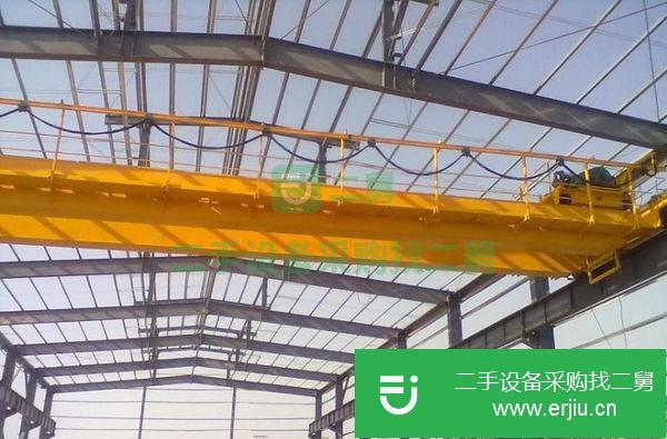 轉(zhuǎn)讓電動(dòng)雙梁橋式起重機(jī)QD10噸跨度22.5米