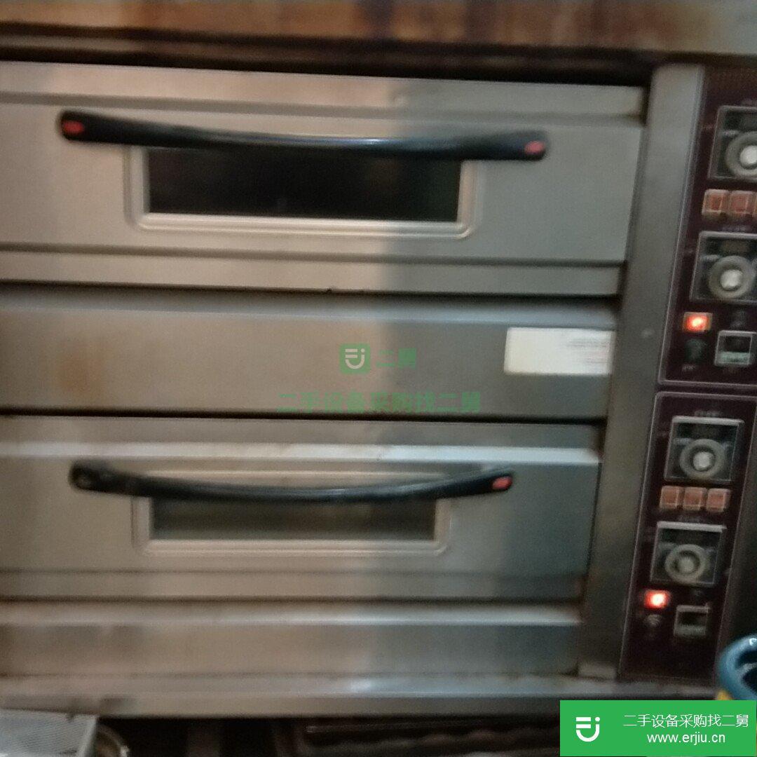 出售二手的九成新的雙層商用電子控溫烤箱