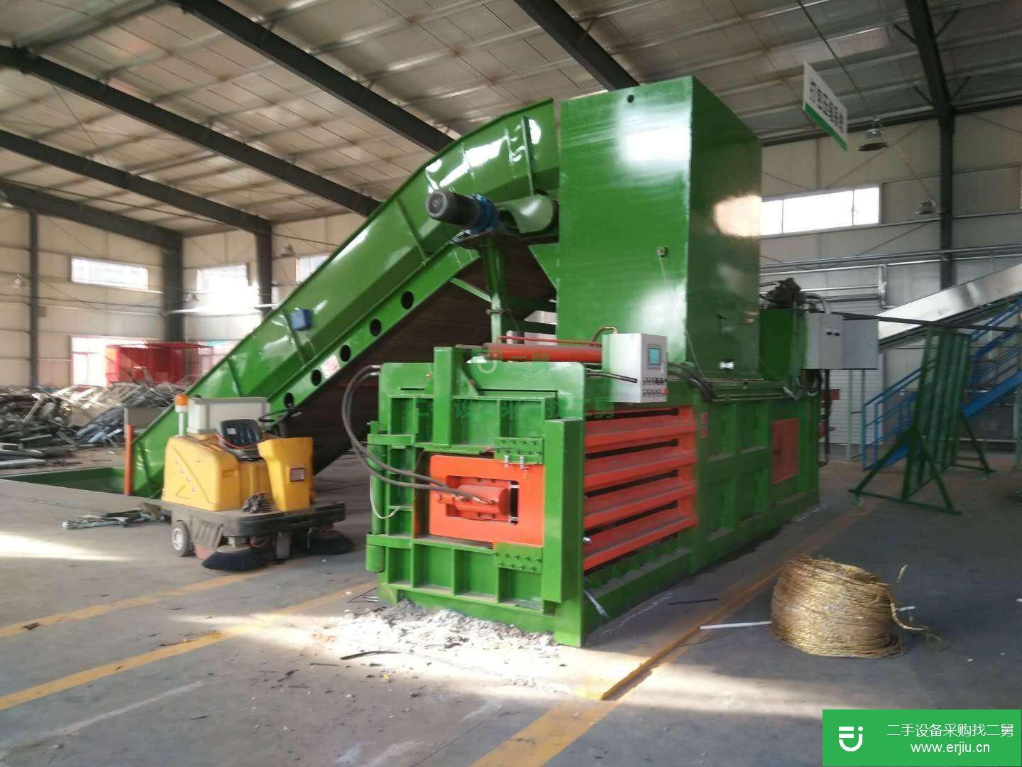 出售二手 廢紙 塑料瓶打包機 編織袋打包機