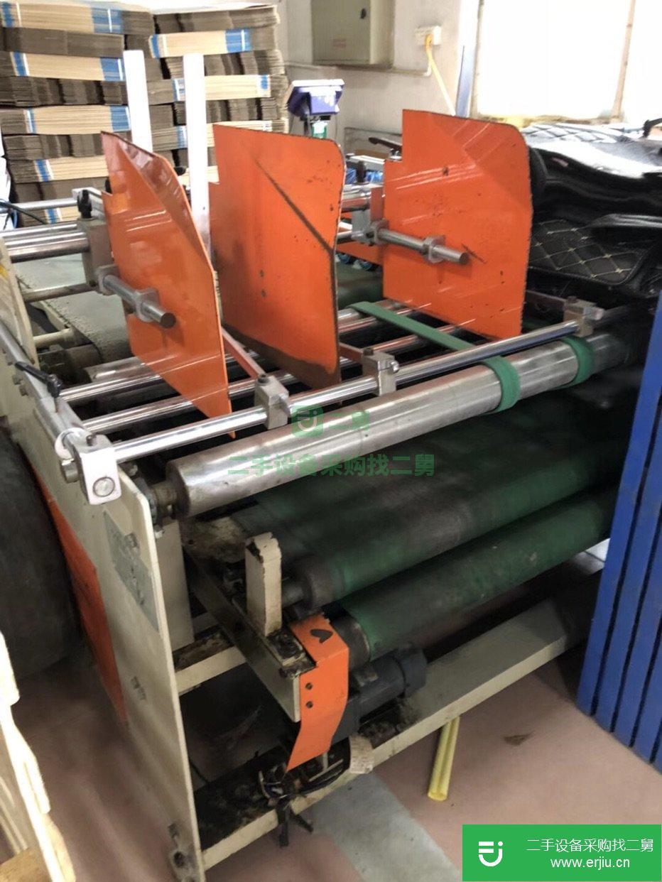 低價出售二手：1800壓合型半自動糊箱機和880粘盒機