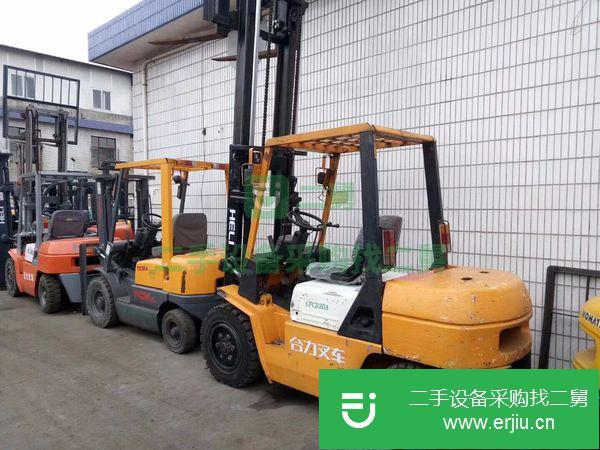 合力杭州自動檔二手叉車,物流高門結四米搬運叉車轉讓