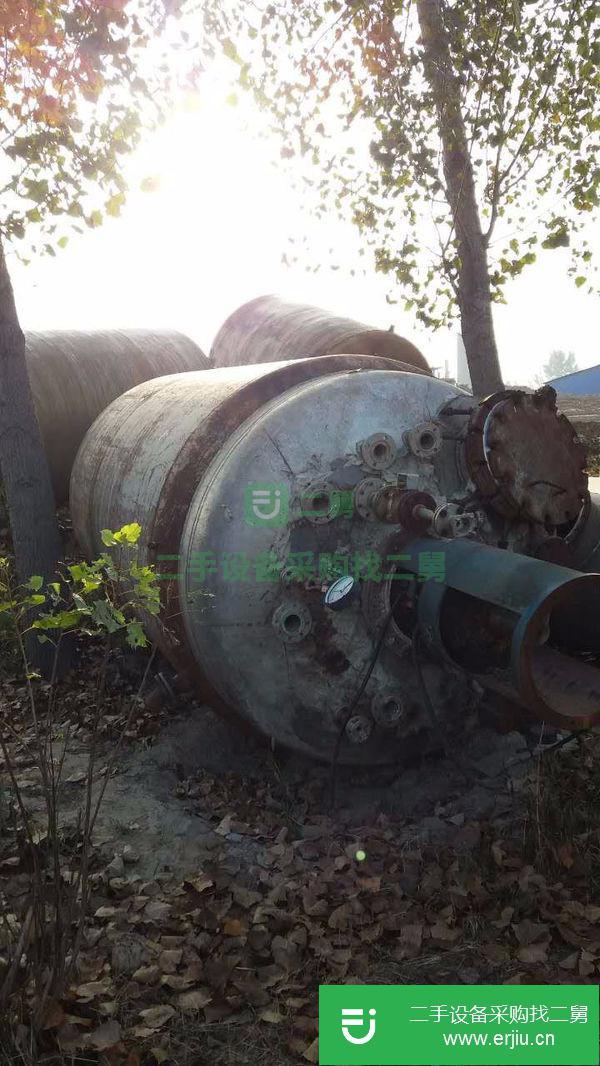 轉讓處理中二手反應釜 搪瓷反應釜 電加熱反應釜 不銹鋼反應釜1-15立方