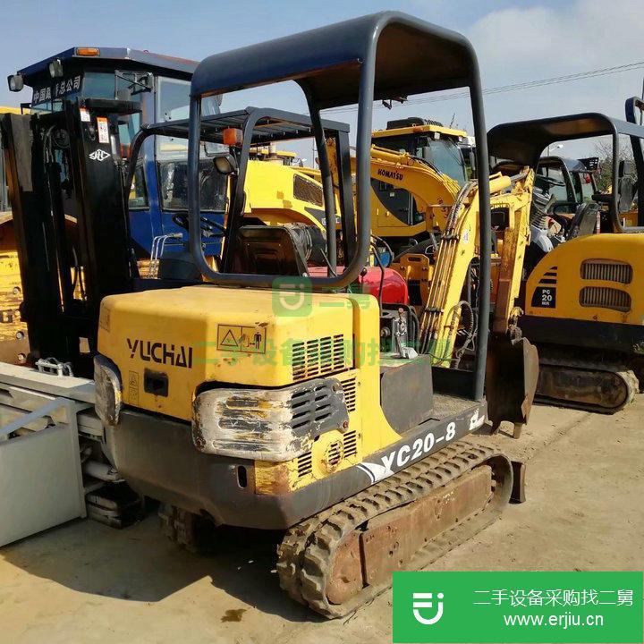 玉柴 YC13-8 挖掘機 個人小挖機急售