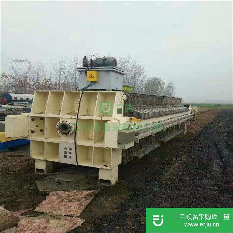 轉(zhuǎn)讓二手500平方景津隔膜壓濾機(jī) 箱式板框壓濾機(jī) 現(xiàn)場(chǎng)試機(jī)