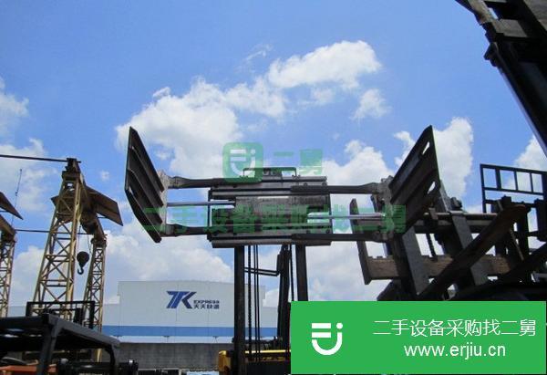 轉(zhuǎn)讓二手廢紙包夾叉車.圓夾包叉車合力 二手柴油叉車
