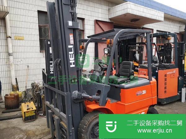 二手4米3噸電動叉車,合力自動擋電瓶叉車出售