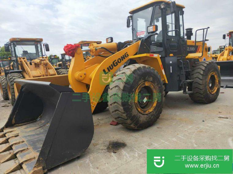 鄂州本地轉(zhuǎn)讓二手50裝載機，舊柳工50CN鏟車