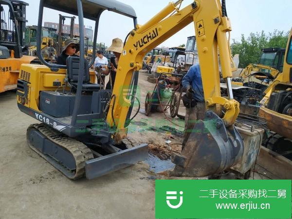 出售二手玉柴18-8微型農用小挖機