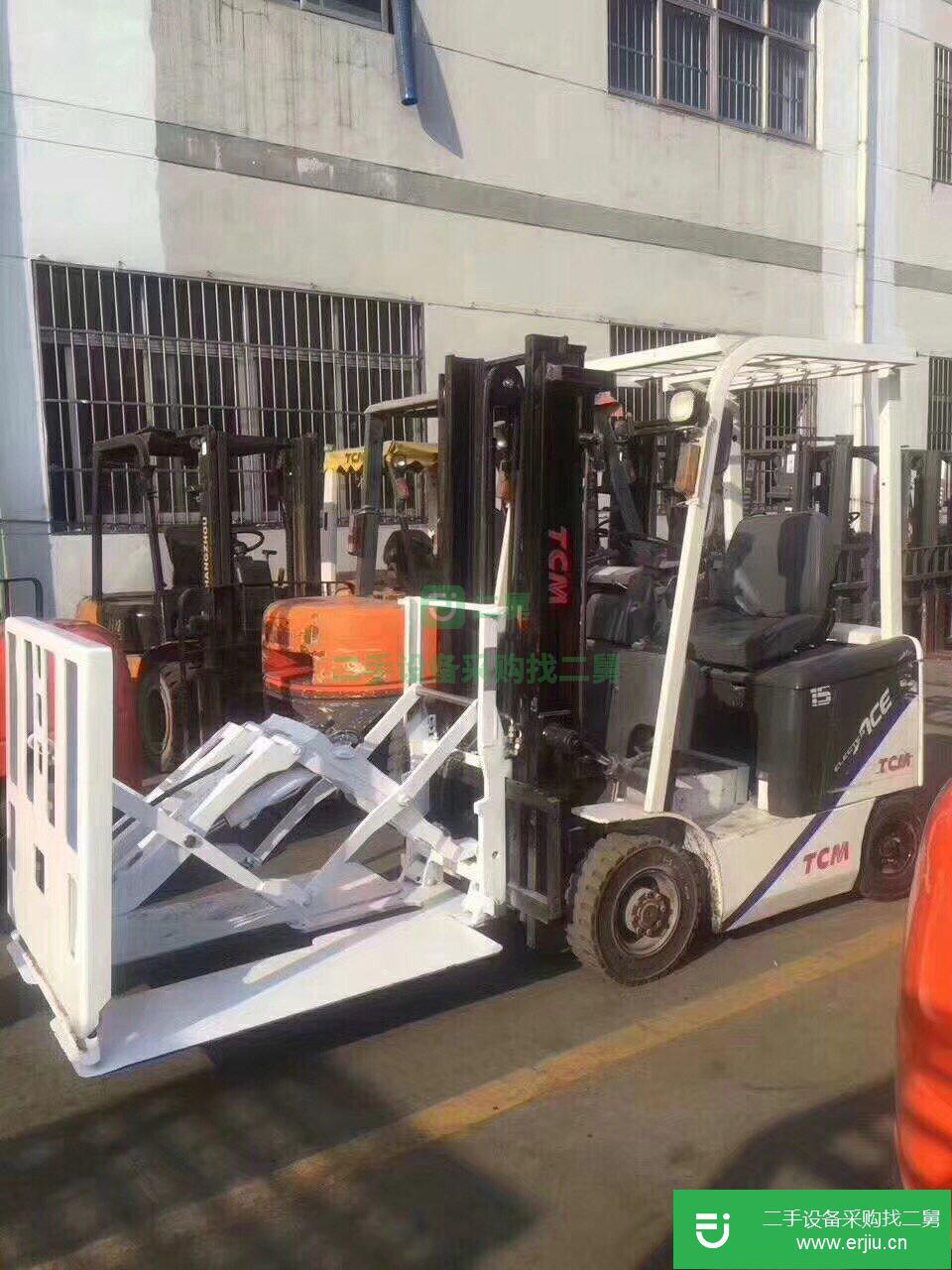 二手4米冰箱抱夾叉車，二手進口電器抱夾叉車轉讓