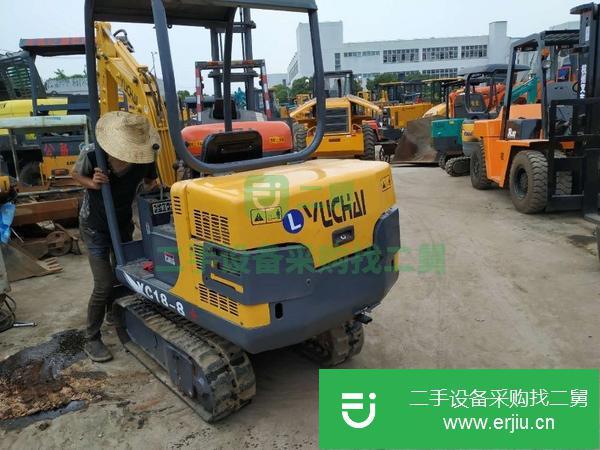 出售二手玉柴18-8微型農用小挖機