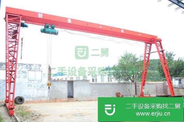 轉讓龍門吊5噸10噸電動葫蘆門式起重機