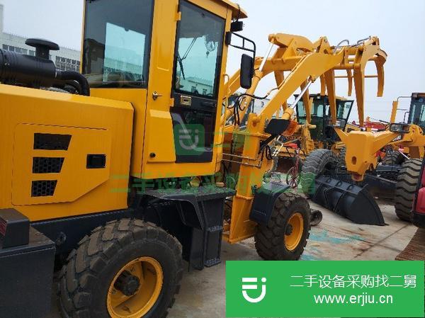 轉讓二手20小型裝載機加長臂帶夾子