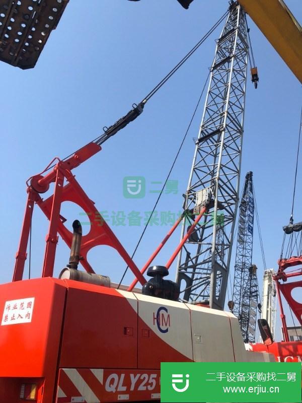 轉讓二手海港吊哈工25噸輪胎吊機碼頭起重機