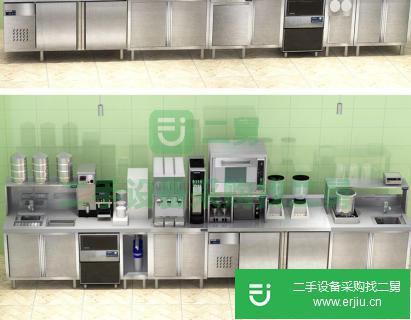 出售二手的奶茶設(shè)備水吧操作臺(tái)冷飲吧臺(tái)調(diào)酒臺(tái)奶茶工作臺(tái)