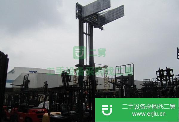 轉(zhuǎn)讓二手廢紙包夾叉車.圓夾包叉車合力 二手柴油叉車