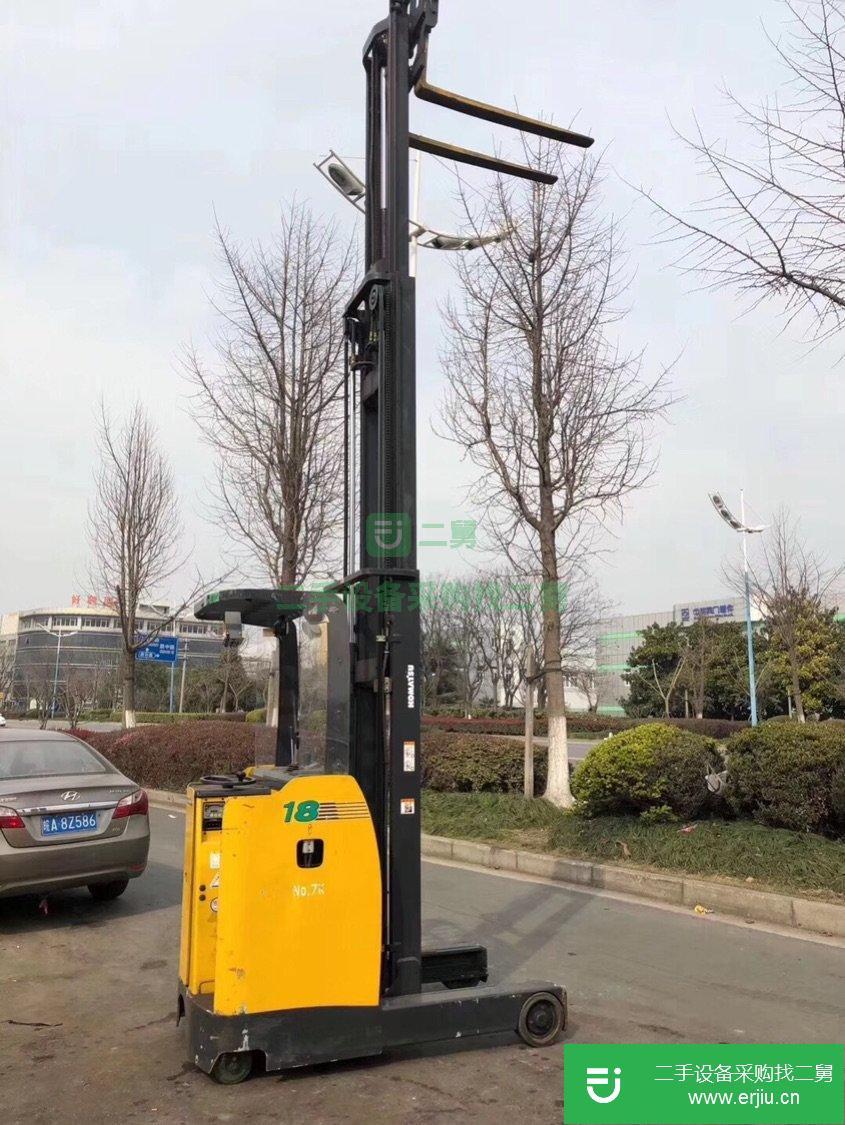 二手力至優(yōu)1.5噸前移式電動叉車 站駕式二手叉車堆高5米