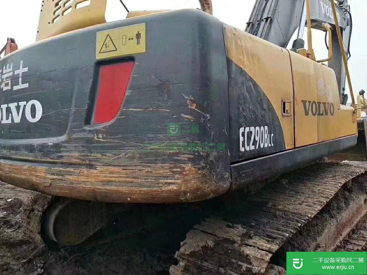 二手挖掘機沃爾沃290出售，原版純土方