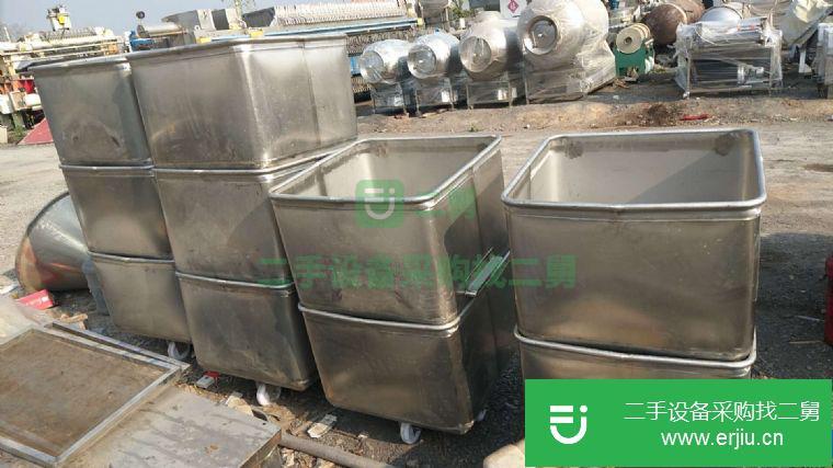 轉(zhuǎn)讓二手不銹鋼料車 二手食品專用料車