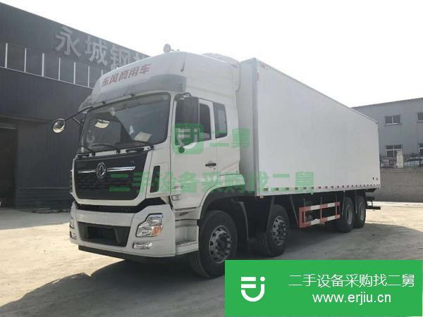 轉讓特價處理一臺東風天龍9 米6肉鉤冷藏車