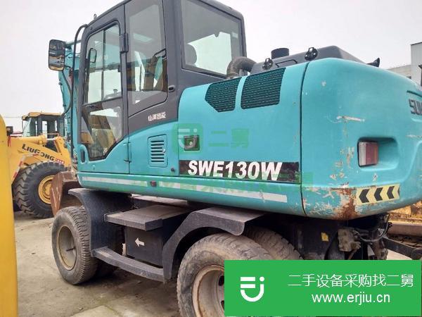 轉讓精品車況二手130輪式挖掘機,二手150中型膠輪挖機低價