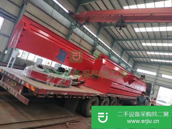 轉(zhuǎn)讓32噸雙主梁跨度28+5+5 舊行車 二手起重機(jī)  電磁吸盤