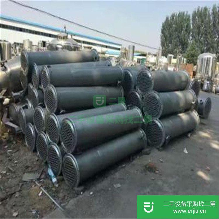 低價轉讓二手304不銹鋼列管冷凝器 6噸三效四體316L降膜蒸發器