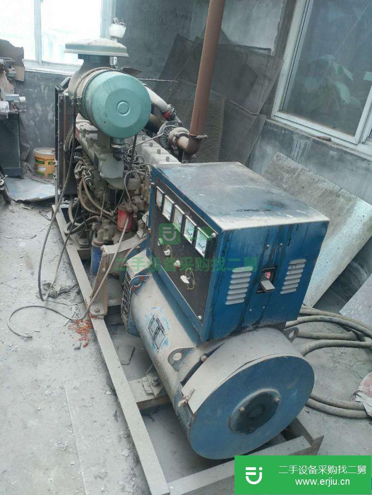 轉讓:出售二手發(fā)電機一組江蘇威力型號GF108