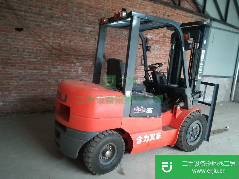 個人急轉自用合力3.5噸二手叉車 升高4米側移 叉車