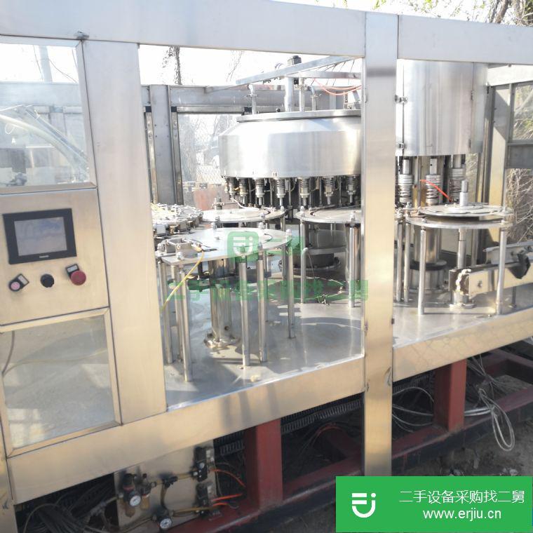 轉讓:9成新二手全自動礦泉水灌裝機生產線