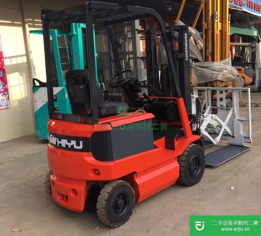 二手1.3噸力至優交流電動叉車，升高4米倉庫堆高二手叉車
