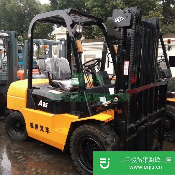 轉讓二手電動叉車 堆高4.2米 TCM合力二手柴油叉車
