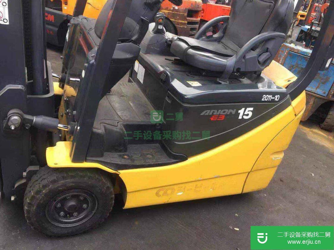 二手小松1.5噸電動叉車 舉高4米二手叉車