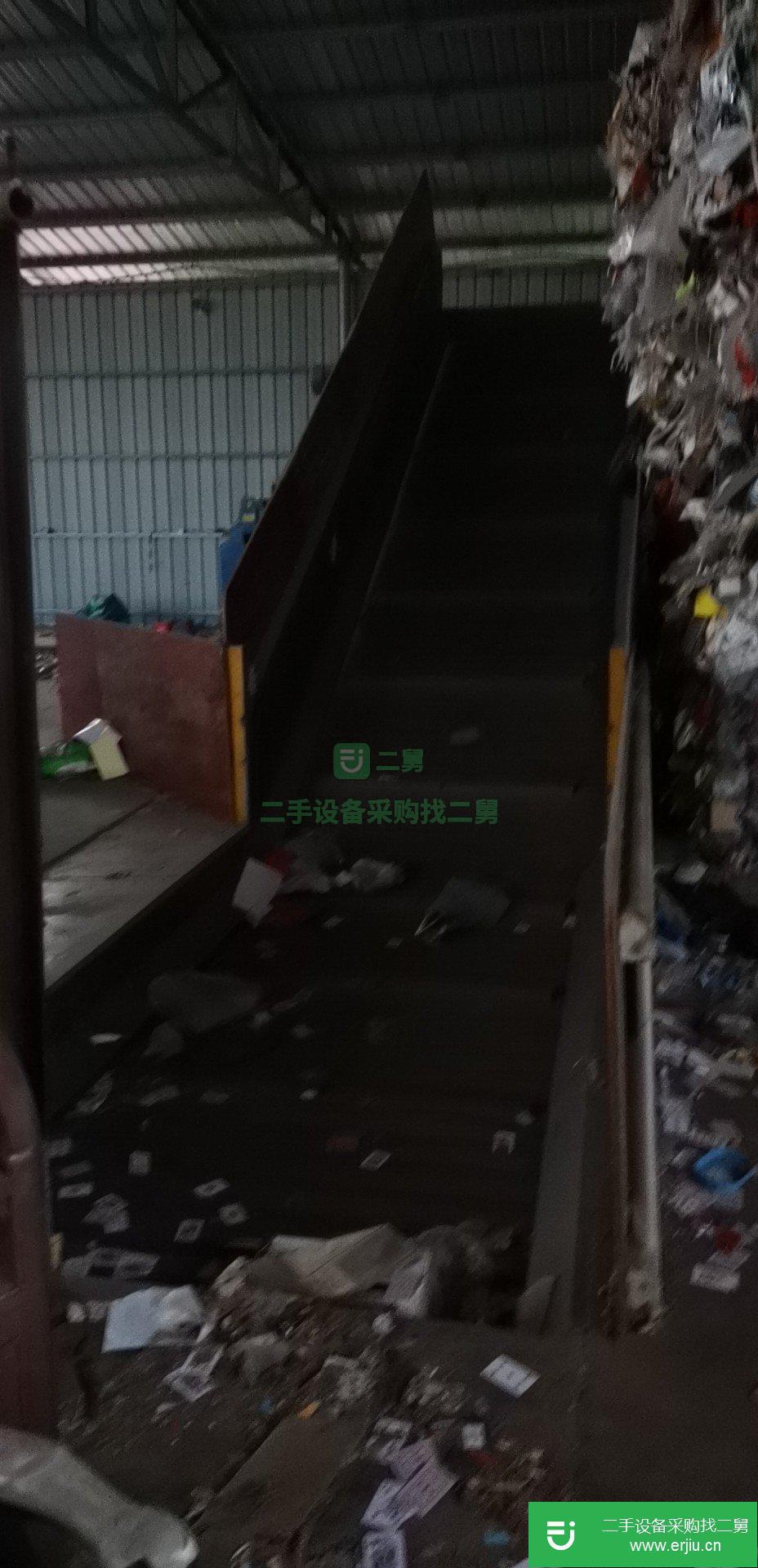 出售二手的廢紙打包機抱夾叉車地磅