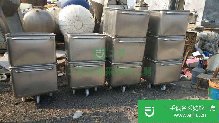 轉(zhuǎn)讓二手不銹鋼料車 二手食品專用料車
