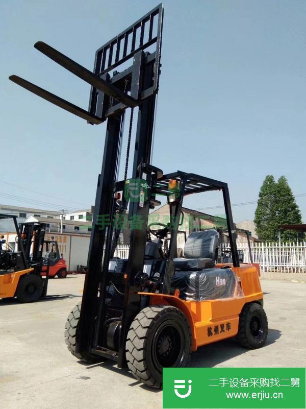 4米3噸二手叉車,合力新款搬運(yùn)叉車 三節(jié)4米二手叉車出售