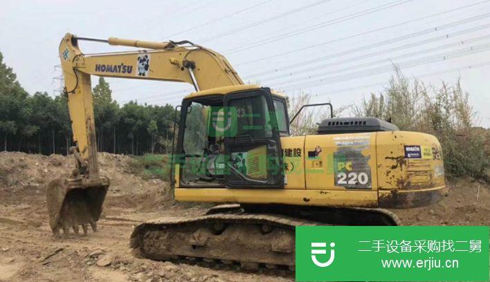 小松 PC220LC-7 挖掘機(jī) (邵陽(yáng)純土方一手小松)