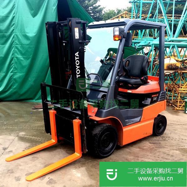 轉(zhuǎn)讓供應(yīng)二手電動(dòng)叉車進(jìn)口7FB14 豐田電瓶叉車