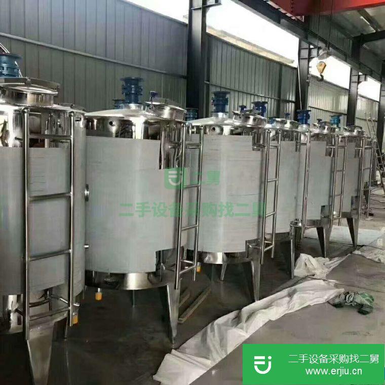 轉讓二手攪拌罐,1立方-15立方不銹鋼攪拌罐,不銹鋼內盤管攪拌罐
