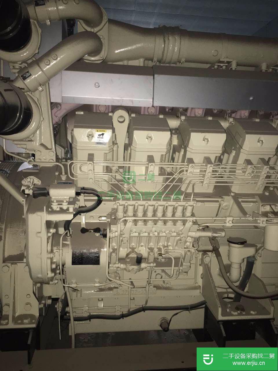 二手柴油發電機1830KW三菱S16R山東出售