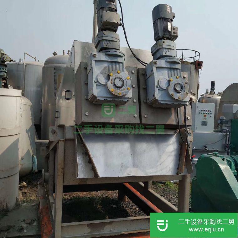 轉(zhuǎn)讓:低價(jià)出售二手402/302污泥脫水疊螺離心機(jī)，污泥脫水