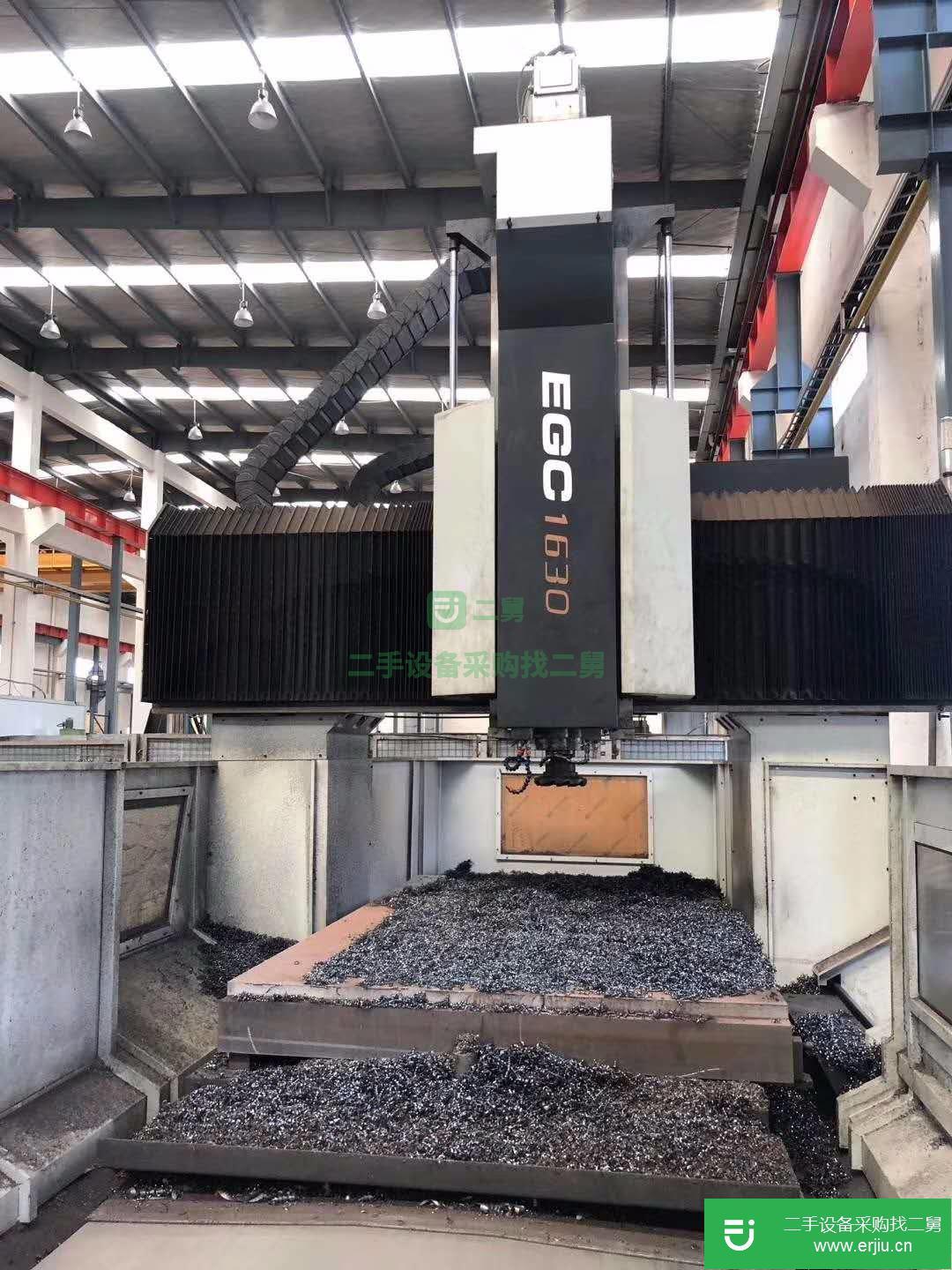 在位沈陽中捷EGC1630數控龍門鏜銑床兩線一硬