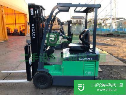 日本1.5噸力至優前移式電動叉車，堆高4米二手叉車個人轉 (倉儲電動站立式叉車)