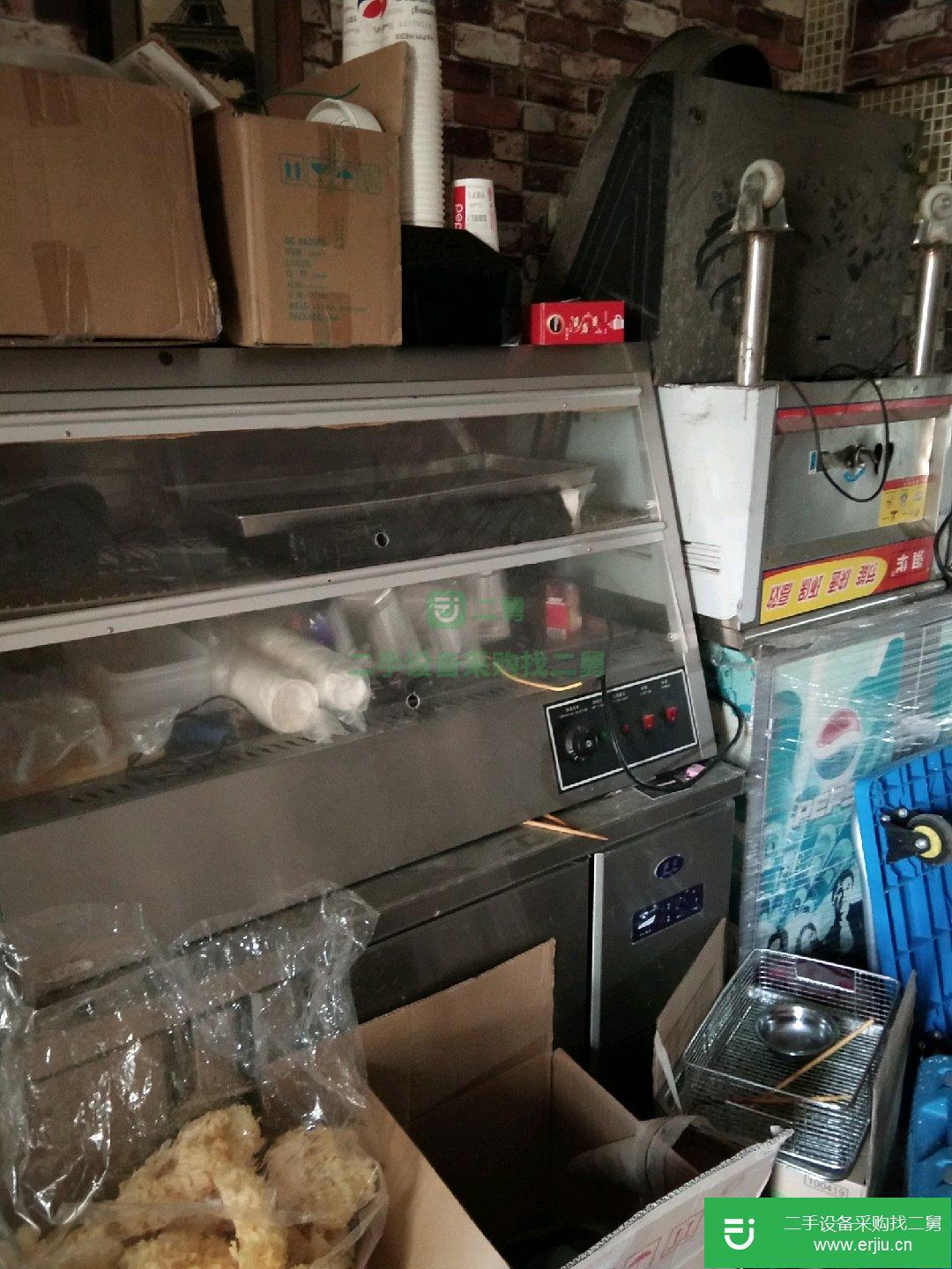 出售二手的漢堡380v炸爐.可樂機，制冰機，烤包機，淹制機，冰箱