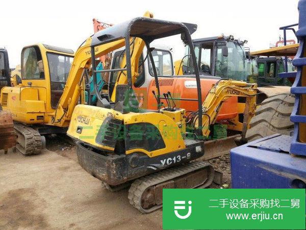 出售二手玉柴13 18小挖機  微型小鉤機 全部包送
