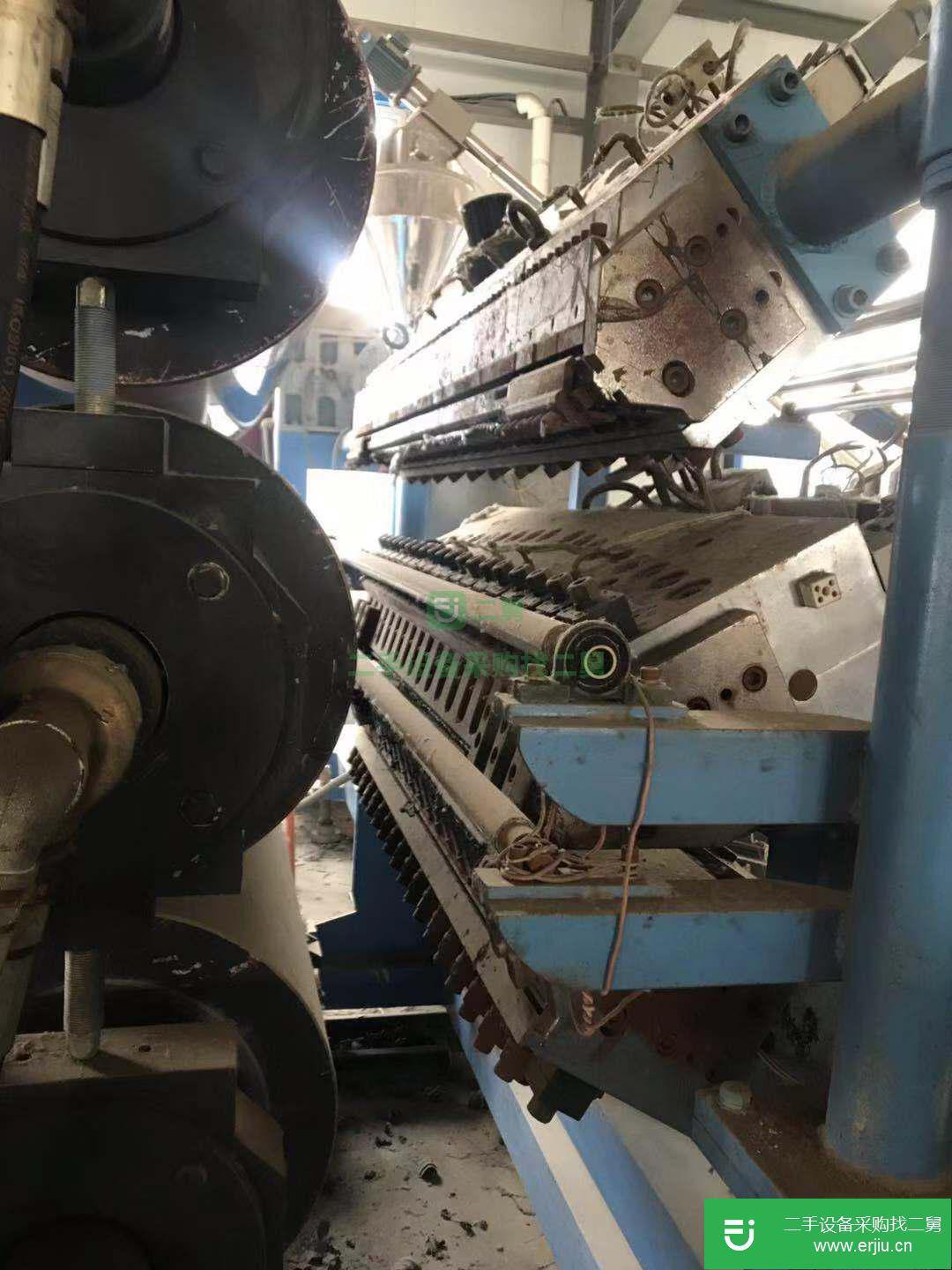 二手?jǐn)D出機，PE板材三從，65型材，80造粒