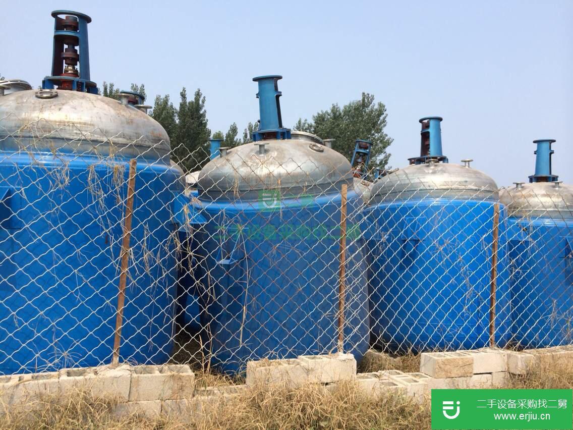 新華區二手316L全不銹鋼乳化釜，二手不銹鋼反應鍋